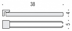 Полотенцедержатель Colombo Design Alize B2512