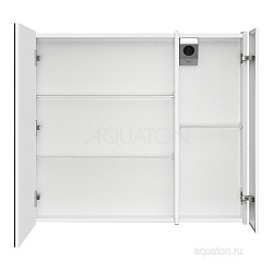 Зеркальный шкаф Aquaton Ондина 80 белый 1A183502OD010