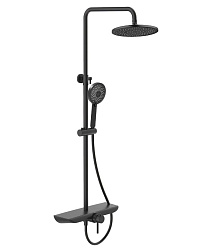 Душевая стойка Arrow с термостатом, черный матовый AD3336SHMB