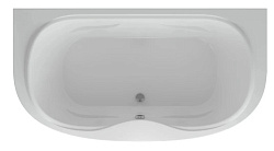 Акриловая ванна Акватек Мелисса 180x95 см, с фронтальным экраном (вклеенный каркас)
