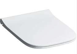 Smyle Square Сиденье для унитаза Slim сэндвич, антибактериальное, с механизмом плавного закрывания SoftClose, с быстросъемным креплением 500.688.01.1