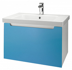 Мебель для ванной Dreja Color 60 голубой глянец