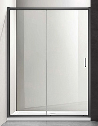 AQ ARI RA 12020GM Душевая дверь двухэлементная, раздвижная1200x2000 профиль оружейная сталь, стекло прозрачное
