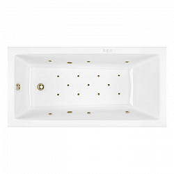 Акриловая ванна EXCELLENT Wave Slim 160x80 см «RELAX», бронза