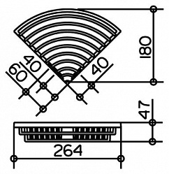 Полка Keuco Universal 24944 4,7 см