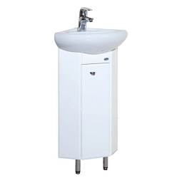 Мими-34*34 тумба угловая белая