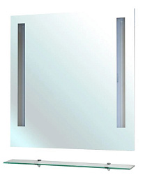 Ника-90 зеркало с полкой (внутр. подсветка)