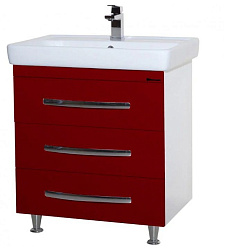 Рокко-70 тумба с 3 ящ. красная Н (ТИГОДА)