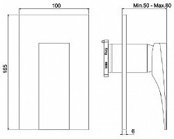 Смеситель Fima Carlo Frattini Zeta F3969X1CR для душа