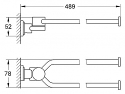 Полотенцедержатель Grohe Atrio 40308000