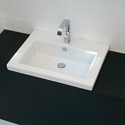 Artceram WASHBASINS GAP  Раковина  71х51 см, 1 отв., со слив переливом, цвет: белый