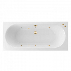 Акриловая ванна EXCELLENT Oceana 180x80 см «SOFT», золото