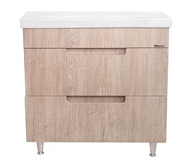 Грейс-90 тумба с 2ящ.Дуб Светлый (ПВХ)