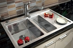 Мойка кухонная Zorg Inox RX RX-5178-2-L
