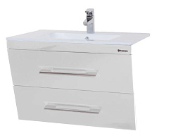 Берта-60 тумба подвесная с 2 ящ. белая Куадро H