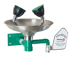 Антивандальная аварийная раковина для промывания глаз напольная для МГН Nofer Bocchi SC330SS