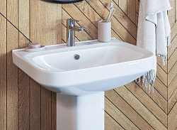 Умывальник пьедестальный Next 60 ВКС Белый S1