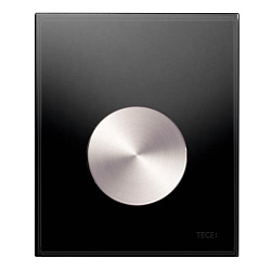 TECEloop Urinal,  стекло черное,  клав. нерж. сталь2177