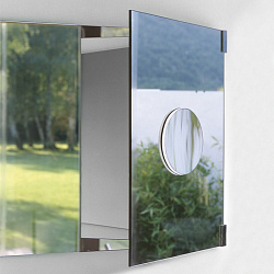 Agape Spai Круглое зеркало d17.5 см, цвет: металл