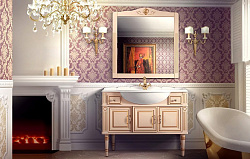 Мебель для ванной Belux Рояль 105 слоновая кость