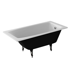 Чугунная ванна Delice Repos 170х70 см без ручек
