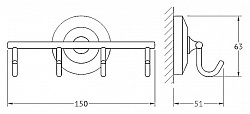 Крючок FBS Standard STA 004