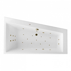 Акриловая ванна EXCELLENT Sfera 170x100 см правая «ULTRA», бронза