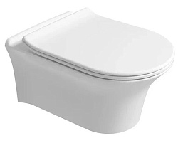 Унитаз подвесной ARROW AHB2157, безободковый, белый