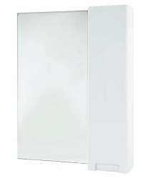 Пегас-70 зеркало шкаф белый прав.