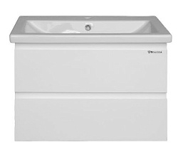 Асти -60  тумба  подвесная с 2 ящ.  Белая