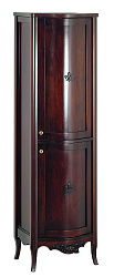 BELLA Пенал 2 двери DX (филенчатые с лилией) 49xH170x43 см, цвет: NOCE