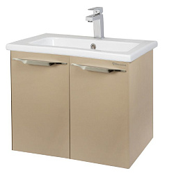 Луиджи-60 тумба подвесная прямая капучино (ПВХ)