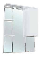 Эйфория-80 зеркало-шкаф белое прав. (свет.)