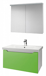 Мебель для ванной Dreja Color 90 зеленый глянец