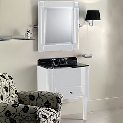 Devon Bizet Зеркало  (65/79,8х7,2хh75cм), цвет рамы: pure white, цвет держателей: хром2085