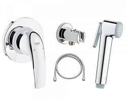 BauCurve Готовый комплект для гиг душа: встр смеситель (29044000), гиг душ (26506000) со шлангом (28142002) и держат, хром 129185