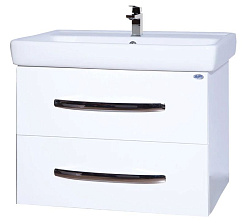 Рокко-80 тумба подвесная с 2 ящ. белая Н (ТИГОДА)