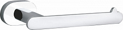 YUA0402CB Настенный держатель туалетной бумаги 166,2 мм. (открытый), ХРОМ/БЕЛЫЙ