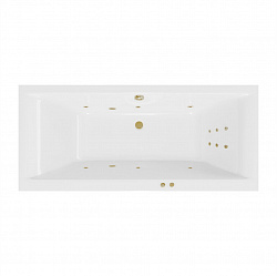Акриловая ванна EXCELLENT Savia Duo 170x80 см «LINE», бронза