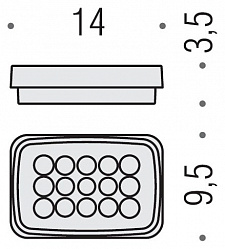 Мыльница Colombo Design Time W4240.000