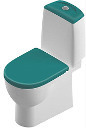 Унитаз-компакт Best Comfort Бирюзовый S1