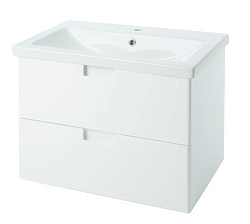 Пегас-60 тумба подвесная с 2 ящ. белый