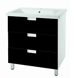 Пегас-80 тумба с 3 ящ. черный