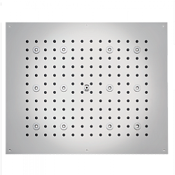 BOSSINI DREAM-RECTANGULAR Верхний душ 570x470 mm, с 12 LED (белый), блок питания/управления, цвет: хром2248