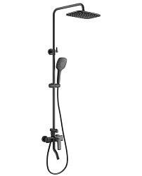 Душевая стойка ARROW AG3311BC, черный матовый