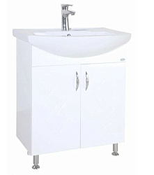 Элеганс-55 тумба прямая белая