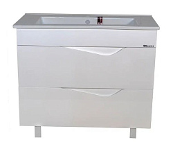 Эйфория-105 тумба с 2 ящ. белая (ОСКАР)