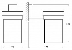 Стакан Linea G Tiffany TIF 004