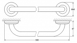 Полотенцедержатель FBS Standard STA 029 30 см