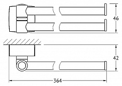 Полотенцедержатель FBS Esperado ESP 044